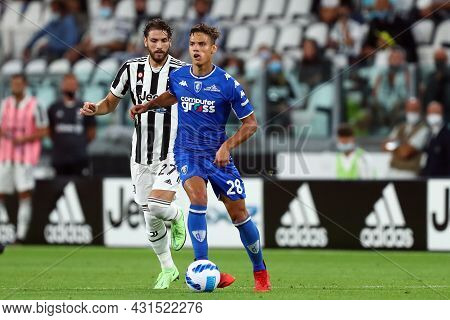 Torino, Italy. 28 August 2021. Samuele Ricci Of Empoli Fc  Controls The Ball During The Serie A Matc