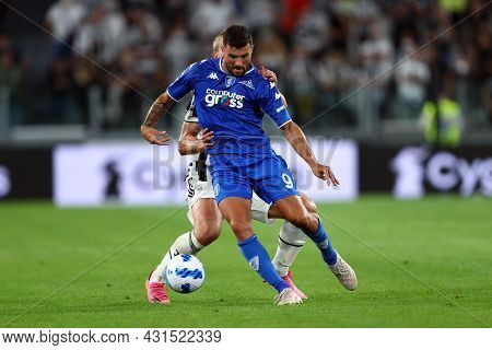 Torino, Italy. 28 August 2021. Patrick Cutrone Of Empoli Fc  In Action During The Serie A Match Betw