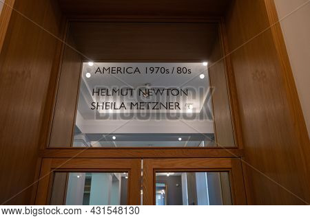Berlin, Germany - August 12 , 2021 - Museum Of Photography In Berlin , Helmut Newton Foundation.