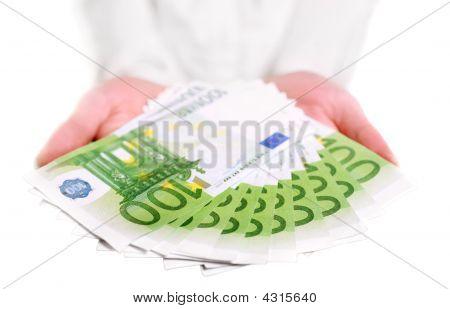 Eurobill em mãos