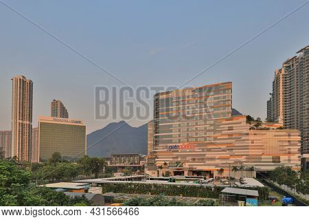 The Landscape Of The Citygate Outlets, Tung Chung Town Centre 23 July 2021