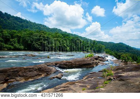 Beautiful Landscape Photography - The River Is Going To Fall Down Athirappilly Kerala