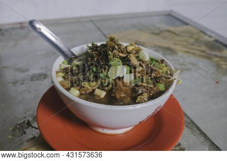 Soto Tauco From Fermented Soy Bean And Soto. Original From Tegal, Indonesia. Selective Focus