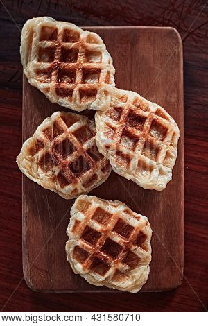 Homemade Croissant Waffle (croffle)