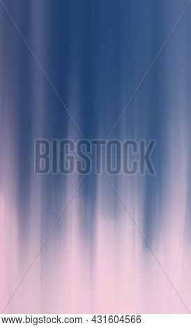 Abstract Blue Pink Background With Smooth Curves. Copy Space