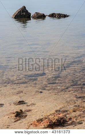 Rock sur la plage