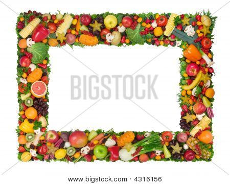 Fruit en plantaardige Frame