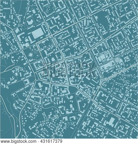 Map Of The City Of Zhytomyr, Ukraine