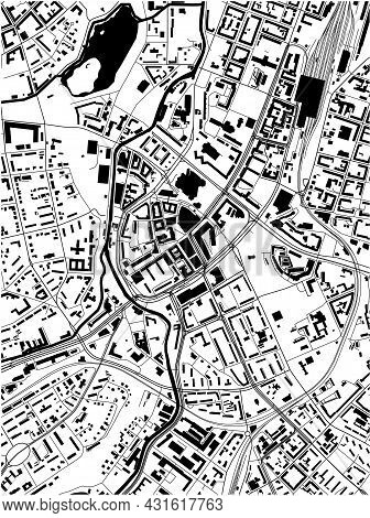Map Of The City Of Chemnitz, Germany