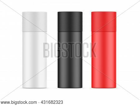 Deodorant Spray Can Mock Up, Aerosol Can On Isolated White Background, 3d Illustration