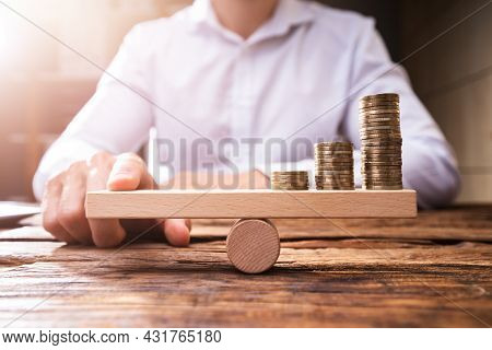 Money Leverage And Economy Balance. Inflation Insurance
