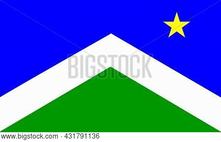 The Traditional Flag Of The Alaska City Of Sward The Capital City