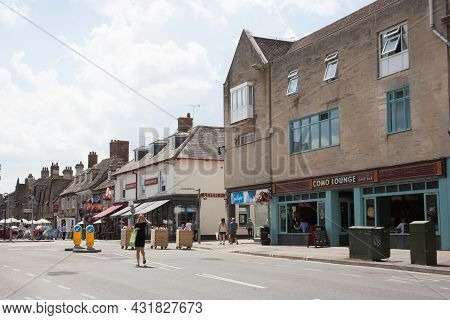 Views Of Market Square In Witney, Oxfordshire In The Uk, Taken 19th July 2021