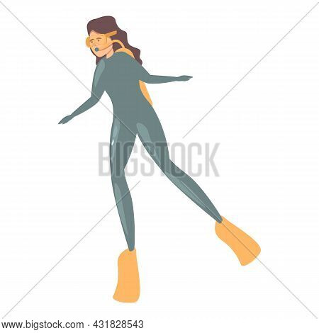 Swim Dolphin Tour Icon Cartoon Vector. Aqua Party. Tourism Aquarium