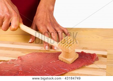Tenderizing en bøf