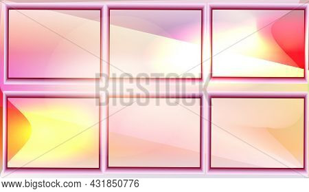 Abstract Background In Sunny Shades And With Graphic Texts - Table Dlf Text . Informational Or Promo