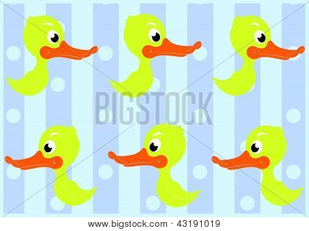 Eenden naadloze patroon