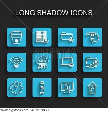 Set Line Time Management, Usb Flash Drive With Lock, Cooler Bag, Lock On Monitor, Retro Wall Watch, 
