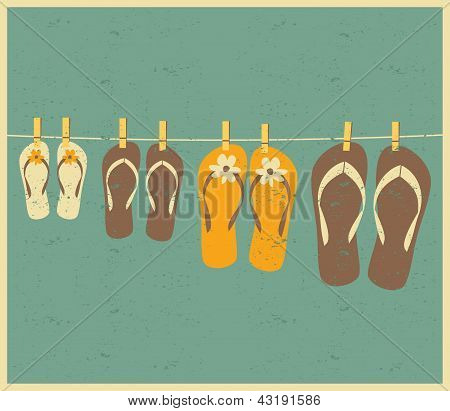 Sommaren familje semester