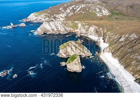 Glenlough Bay Between Port And Ardara In County Donegal Is Irelands Most Remote Bay