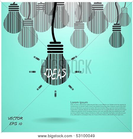 Creative Light Bulb And Business Ideas