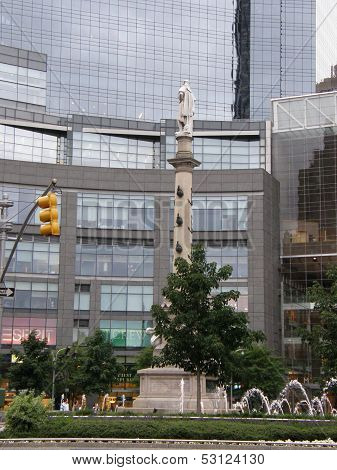 Columbus Circle in New York City