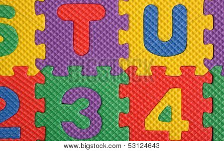 Alphabet And Numbers