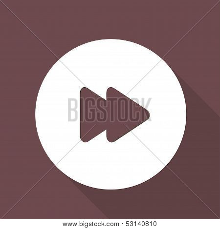 Forward or skip web icon