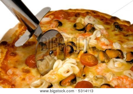 Skaldjur Pizza