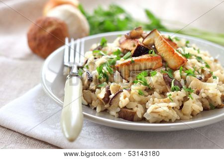 Risotto With Mushrooms