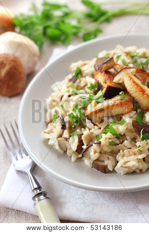 Risotto With Mushrooms