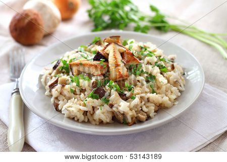 Risotto With Mushrooms
