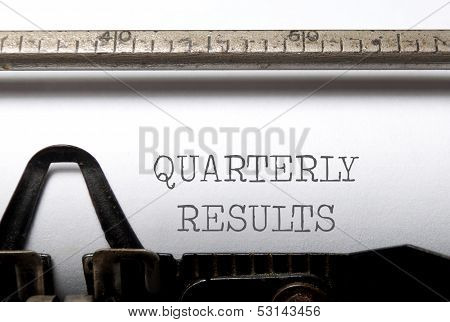 Quarterly Results