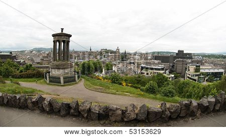 Cityscape From Calton Hill, Edinburgh - Scotland