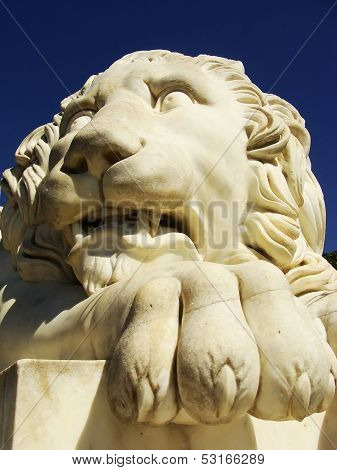 Sculptire Of Medici Lion, Southern Facade Of Vorontsov Palace, Alupka, Crimea