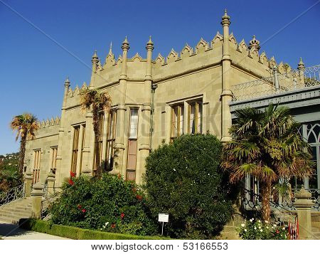 Southern Facade Of Vorontsov Palace, Alupka, Crimea
