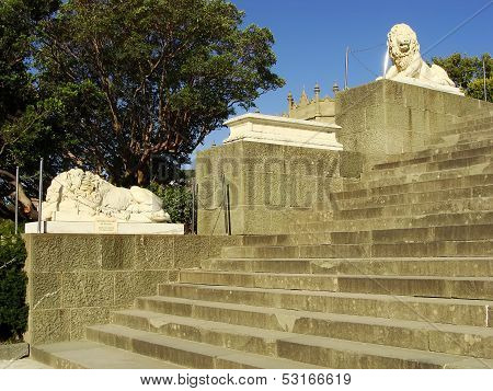 Lion Terrace, Vorontsov Palace, Alupka, Crimea
