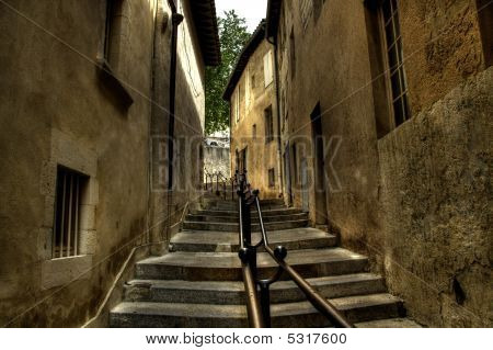 Little Street In Avignon