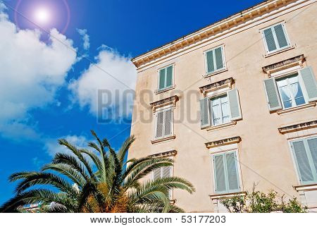 Building And Sun