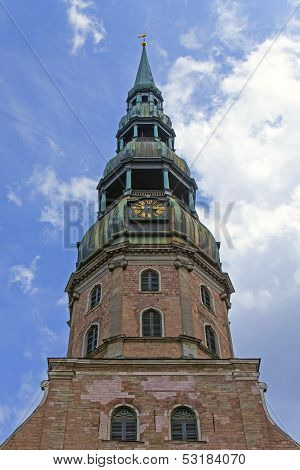 Latvia , Riga. The traditional view of the city