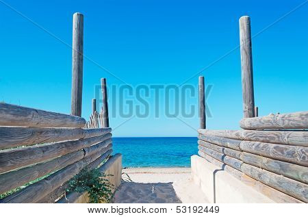 Walkpath And Sand