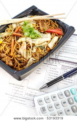 Yakisoba, japanese stir-fried noodles