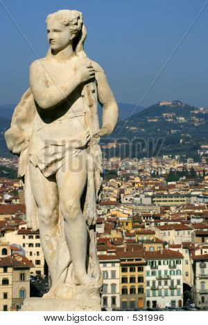 Socha nad Florencií
