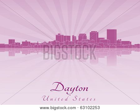 Dayton Skyline In Purple Radiant Orchid