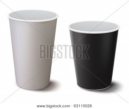Coffee Cup Isolated. Vector Illustration