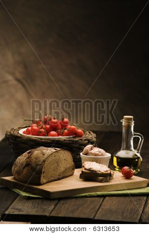hjemmelavet brød og isse