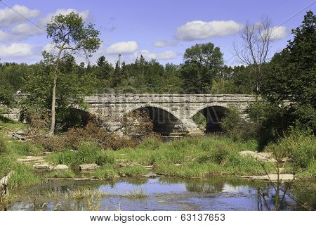A stone bridge