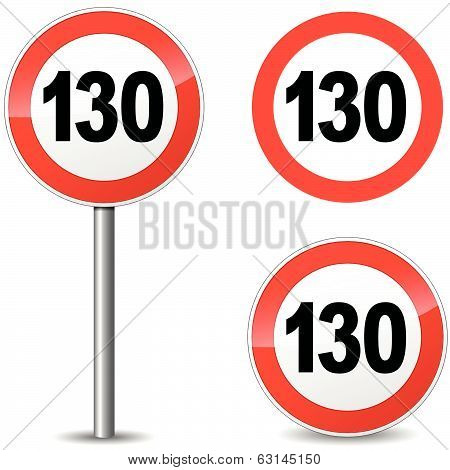 Vector Hundred Thirty Sign