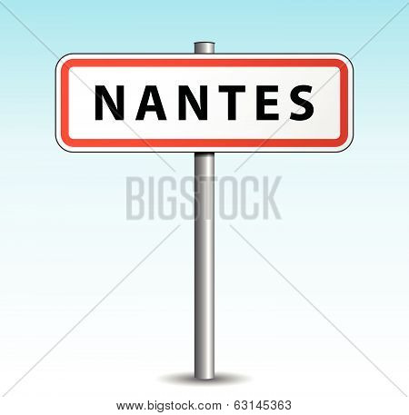 Vector Nantes Signpost