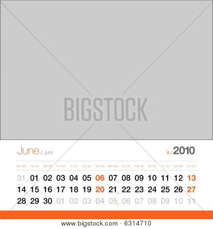 Kalender juni 2010